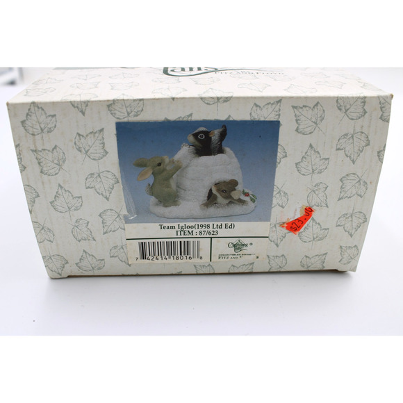 Charming Tails Figurine - Fitz & Floyd - Team Igloo (87/623).Christmas Decor - Picture 3 of 5